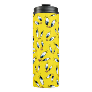 TWEETY™ Face Pattern Thermosbeker