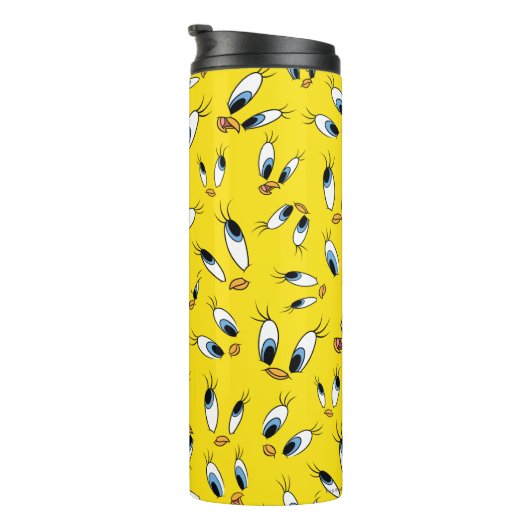 TWEETY™ Face Pattern Thermosbeker (Geroteerd rechts)