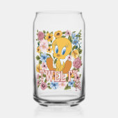 TWEETY™ Floral Embroidery Graphic Blikvorm Glas (Voorkant)