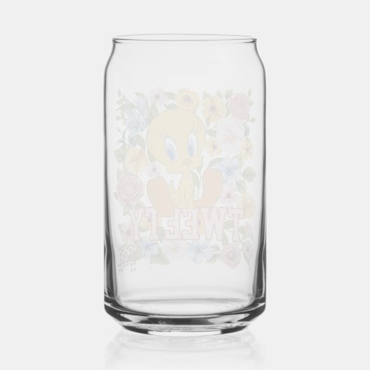 TWEETY™ Floral Embroidery Graphic Blikvorm Glas (Achterkant)
