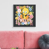 TWEETY™ Floral Embroidery Graphic Canvas Afdruk (Insitu (Woonkamer))