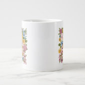 TWEETY™ Floral Embroidery Graphic Grote Koffiekop (Voorkant)