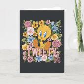 TWEETY™ Floral Embroidery Graphic Kaart (Voorkant)