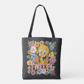 TWEETY™ Floral Embroidery Graphic Tote Bag (Achterkant)