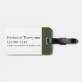 TWEETY™ Floral Embroidery Pattern Bagagelabel (Achterkant horizontaal)