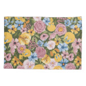 TWEETY™ Floral Embroidery Pattern Kussensloop (Achterkant)