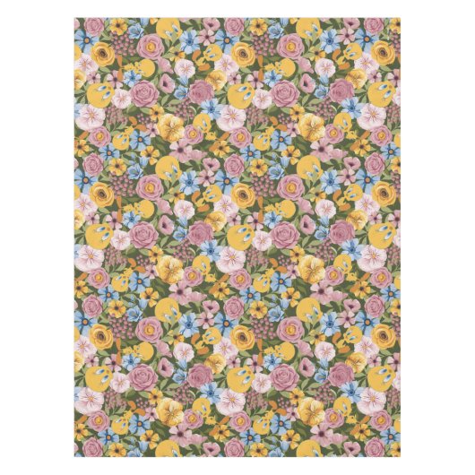 TWEETY™ Floral Embroidery Pattern Tafelkleed (Voorkant)