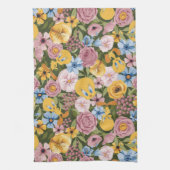 TWEETY™ Floral Embroidery Pattern Theedoek (Verticaal)