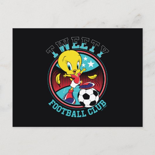 TWEETY™ Football Club Badge Briefkaart (Voorkant)