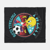TWEETY™ Football Club Badge Fleece Deken (Voorkant (Horizontaal))