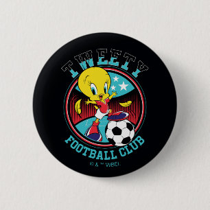 TWEETY™ Football Club-badge Ronde Button 5,7 Cm