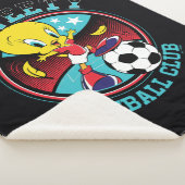 TWEETY™ Football Club Badge Sherpa Deken (3/4)