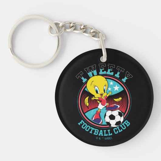 TWEETY™ Football Club Badge Sleutelhanger (Voorkant)