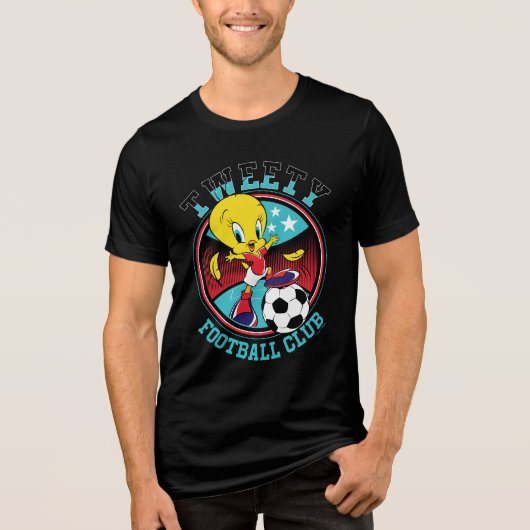 TWEETY™ Football Club Badge Tri-Blend Shirt (Voorkant)
