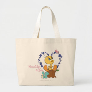 Tweety "Friendship and Love" Grote Tote Bag