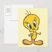 TWEETY™ geopende armen Briefkaart (Voorkant / Achterkant)