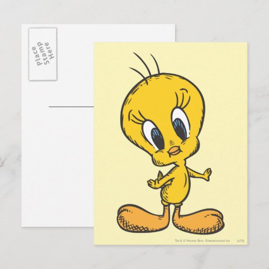 TWEETY™ geopende armen Briefkaart (Voorkant / Achterkant)