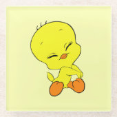 Tweety Glazen Onderzetter (Voorkant)