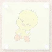 Tweety Glazen Onderzetter (Achterkant)