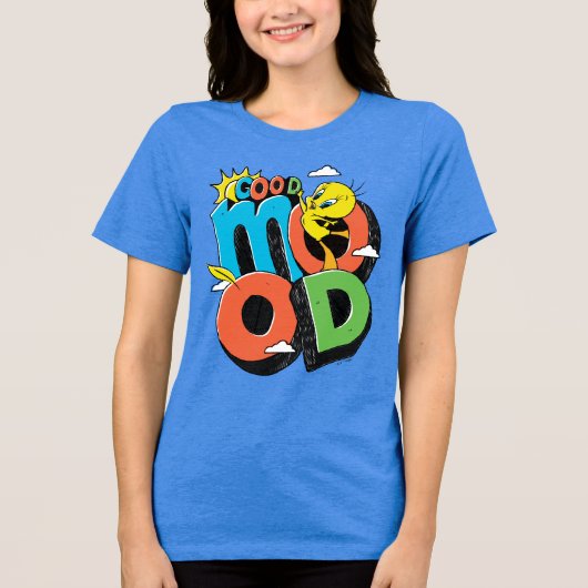 TWEETY™ Goede stemming Tri-Blend Shirt (Voorkant)