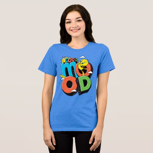 TWEETY™ Good Mood Tri-Blend Shirt (Voorkant volledig)