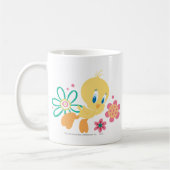 TWEETY™ Groene lijn Bloem Koffiemok (Links)