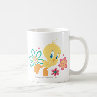 TWEETY™ Groene lijn Bloem Koffiemok