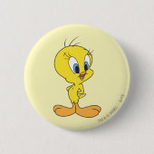 Tweety Haha Ronde Button 5,7 Cm (Voorkant)