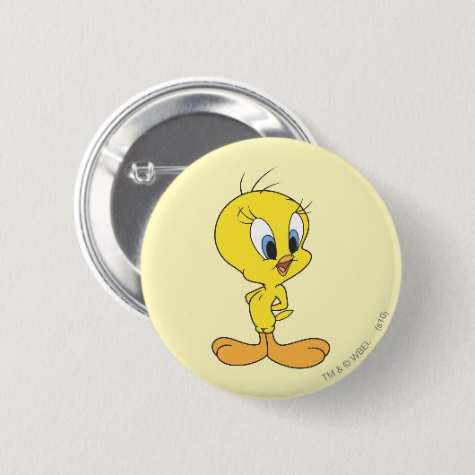 Tweety Haha Ronde Button 5,7 Cm (Voorkant /achterkant)