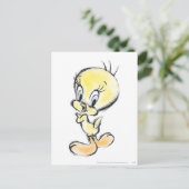 TWEETY™ - Hand gedaan Briefkaart (Staand voorkant)