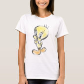 Tweety - Handtekening T-shirt (Voorkant)