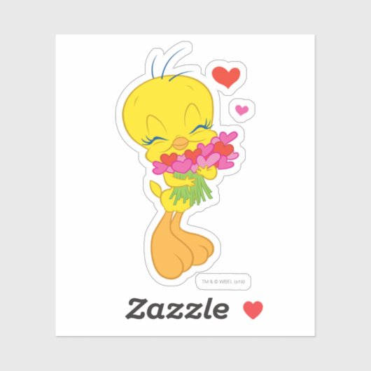 TWEETY™ Harten Sticker (Vel)