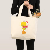 Tweety Hartjes Grote Tote Bag (Voorkant (product))