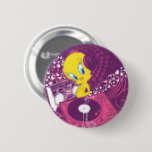 TWEETY™ "Hear the Beat" Ronde Button 5,7 Cm (Voorkant /achterkant)