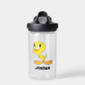 TWEETY™ Hmm | Jouw namen toevoegen Waterfles (Voorkant)