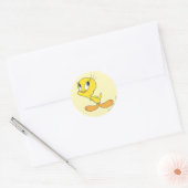 TWEETY™ Hmm Ronde Sticker (Envelop)