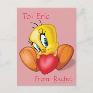 TWEETY™ Holding Heart Briefkaart