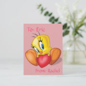 TWEETY™ Holding Heart Briefkaart (Staand voorkant)