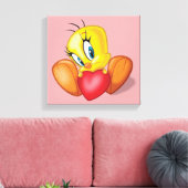 TWEETY™ Holding Heart Canvas Afdruk (Insitu (Woonkamer))