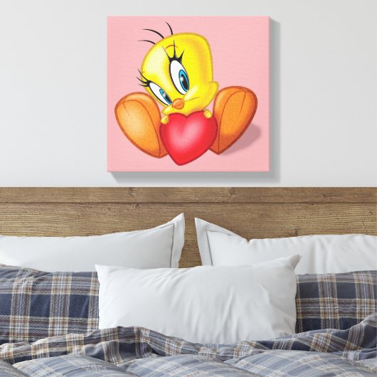 TWEETY™ Holding Heart Canvas Afdruk (Insitu (Slaapkamer))
