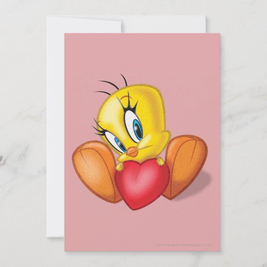 TWEETY™ Holding Heart Kaart (Voorkant)