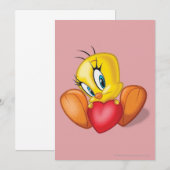 TWEETY™ Holding Heart Kaart (Voorkant / Achterkant)