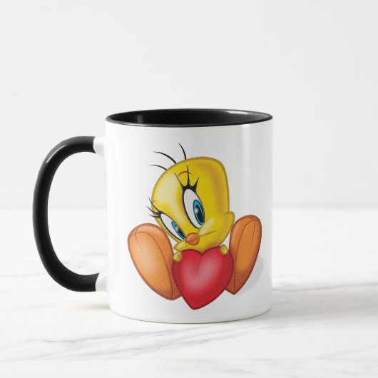 TWEETY™ Holding Heart Mok (Links)