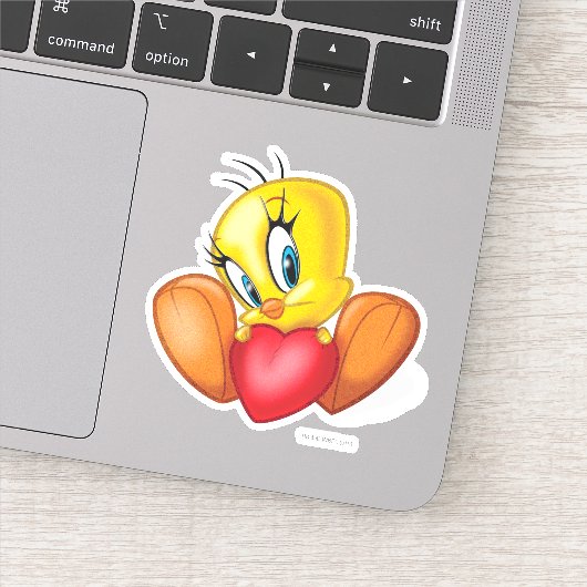 TWEETY™ Holding Heart Sticker (Detail)