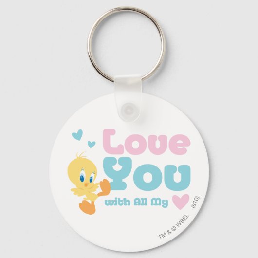 Tweety "Hou van je met al mijn hart" Sleutelhanger (Voorkant)