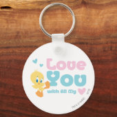 Tweety "Hou van je met al mijn hart" Sleutelhanger (Voorkant)