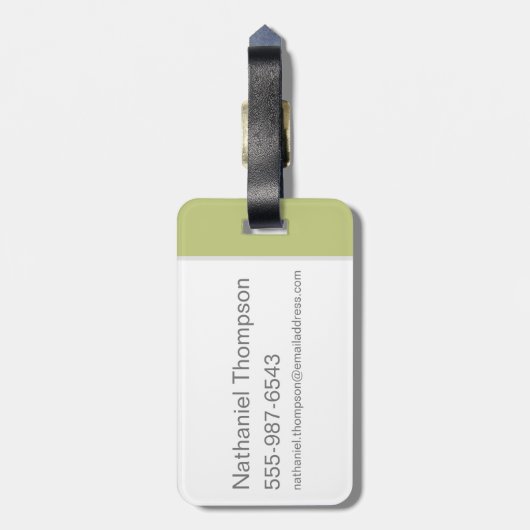 TWEETY™ "I Tawt I Taw A Puddy Tat" Bagagelabel (Achterkant verticaal)