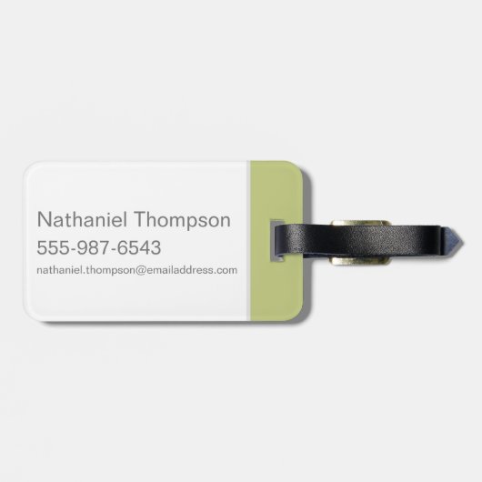 TWEETY™ "I Tawt I Taw A Puddy Tat" Bagagelabel (Achterkant horizontaal)