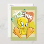 TWEETY™ "I Tawt I Taw a Puddy Tat" Briefkaart (Voorkant / Achterkant)