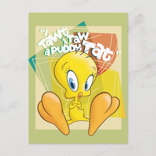 TWEETY™ "I Tawt I Taw a Puddy Tat" Briefkaart (Voorkant)